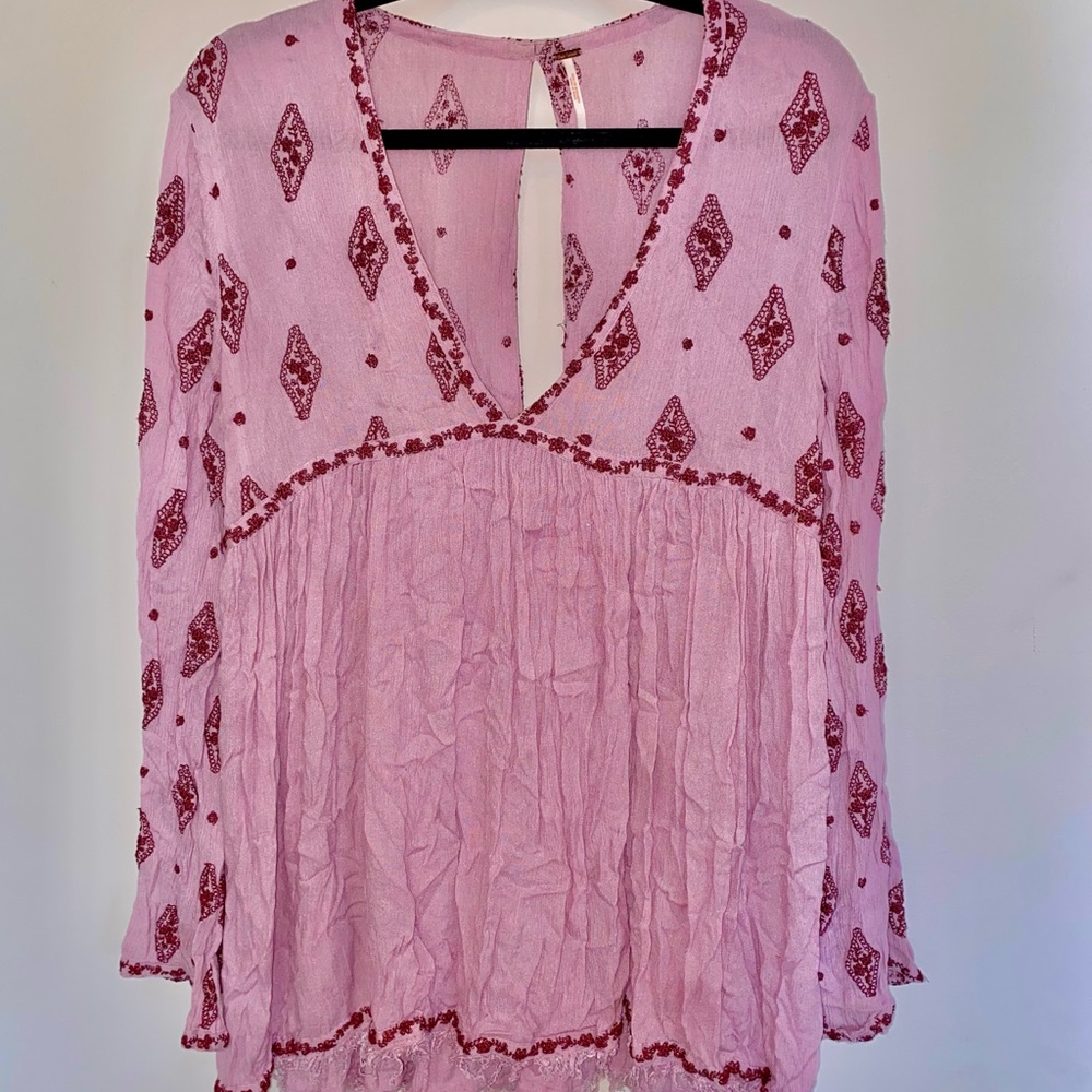 Free People Lavender Tunic